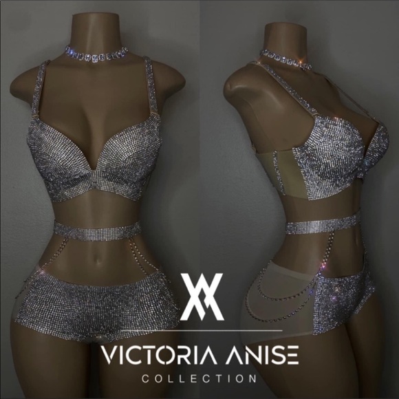 Other - Victoria Anise “BAD & BOUJIE” Lingerie Set size L